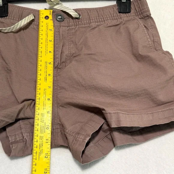 Vuori Vintage Ripstop Women’s Short Mauve Hazel Brown Size M - Picture 9 of 13
